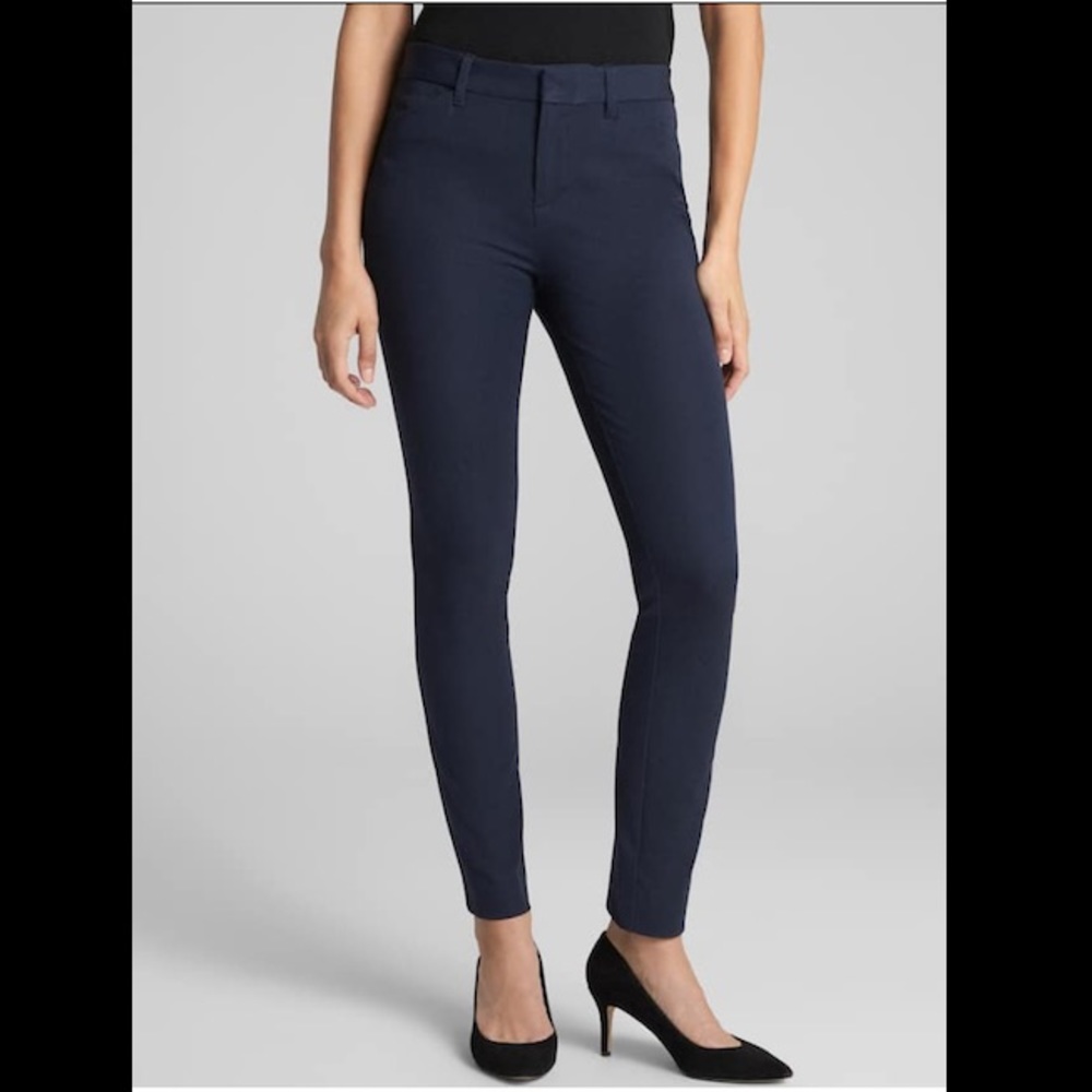 NWT Gap Signature Skinny Ankle Pants in Navy 14